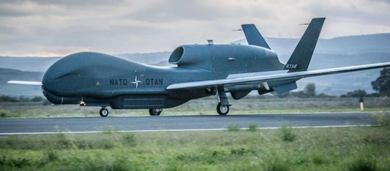  Ανάπτυξη Northrop Grumman RQ-4 Global Hawk από την νήσο Γκουαμ στην Ιαπωνία